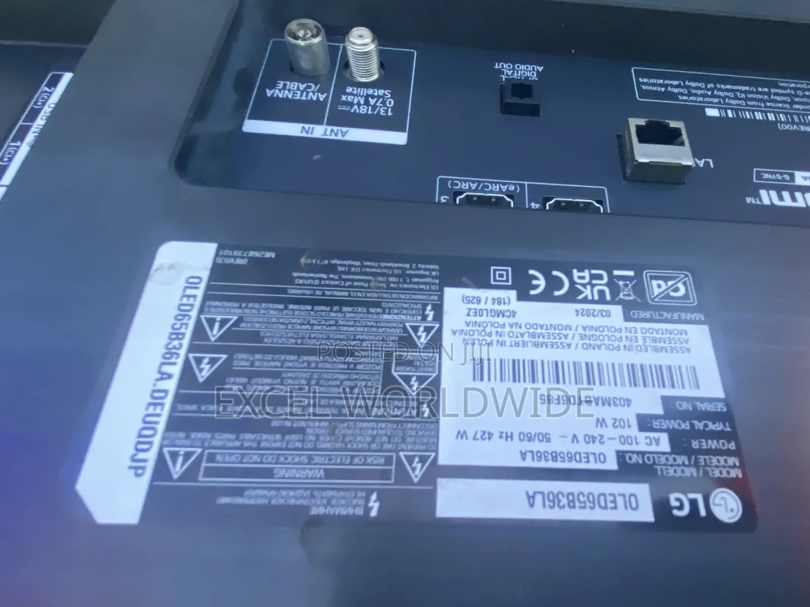 Recent Lg 65 “B3 Ultra Hd HDR Oled Smart Tv Oled65b36la