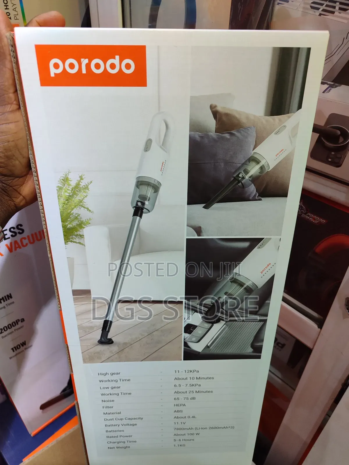 Porodo Cordless Stick Vacuum LSPVC