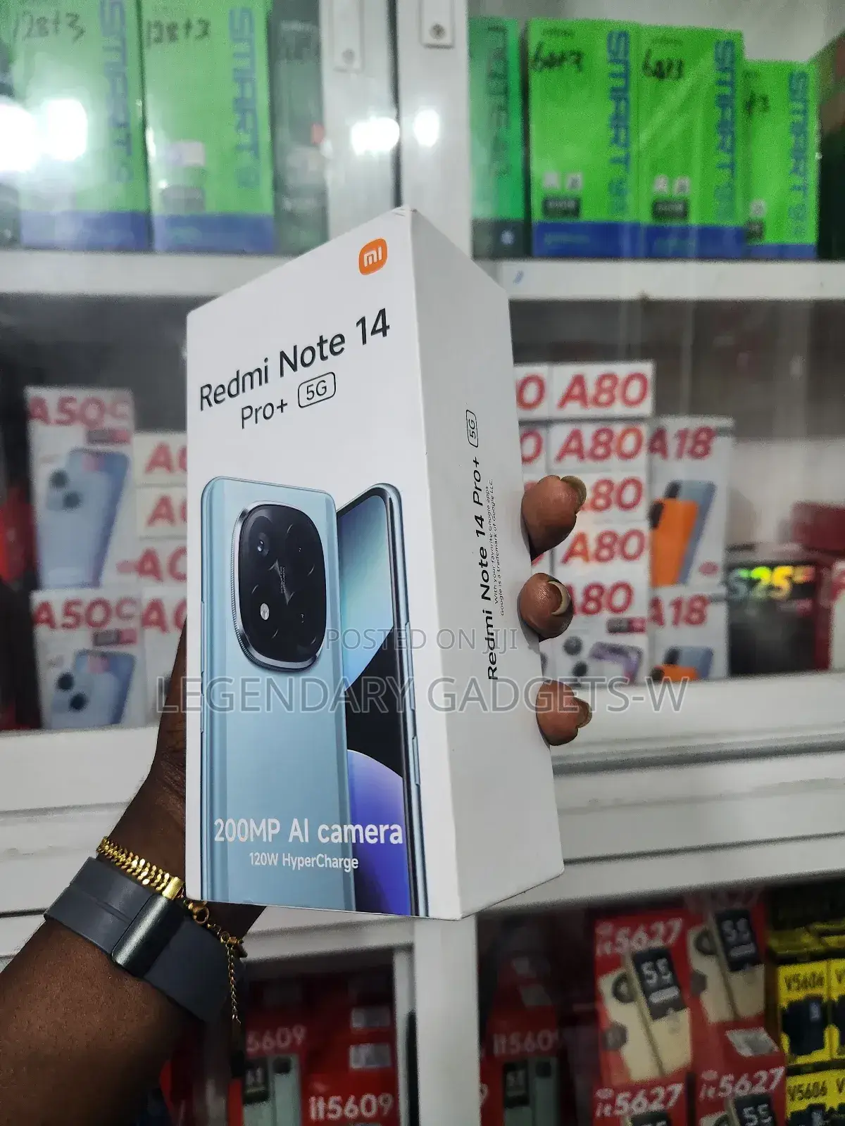 New Xiaomi Redmi Note 14 Pro+ 5G 512 GB Black