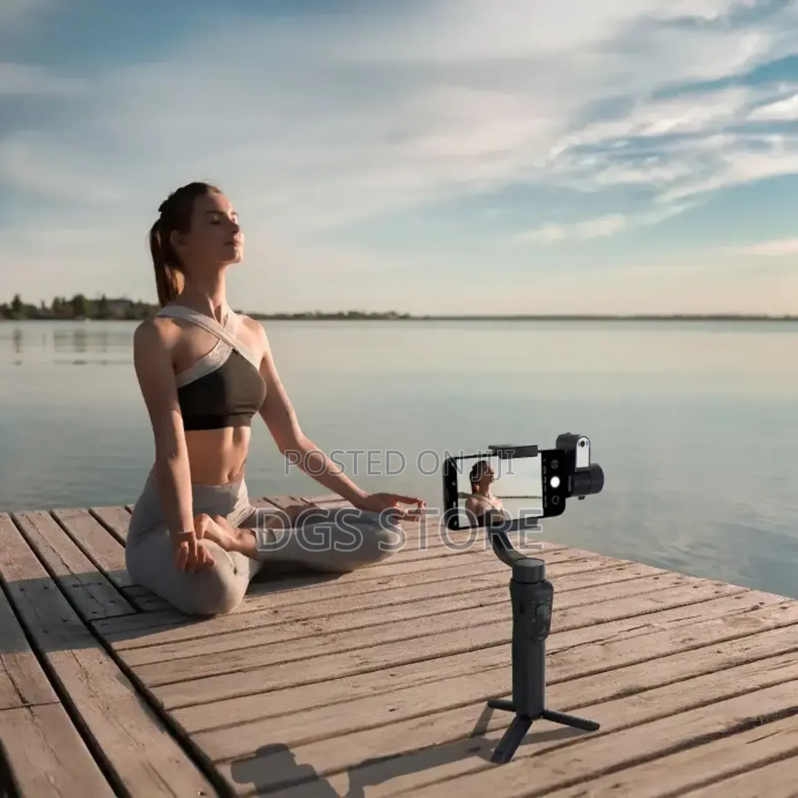 Porodo LFS035 3 Axis/Ai Tracker Light Gimbal Stabilizer
