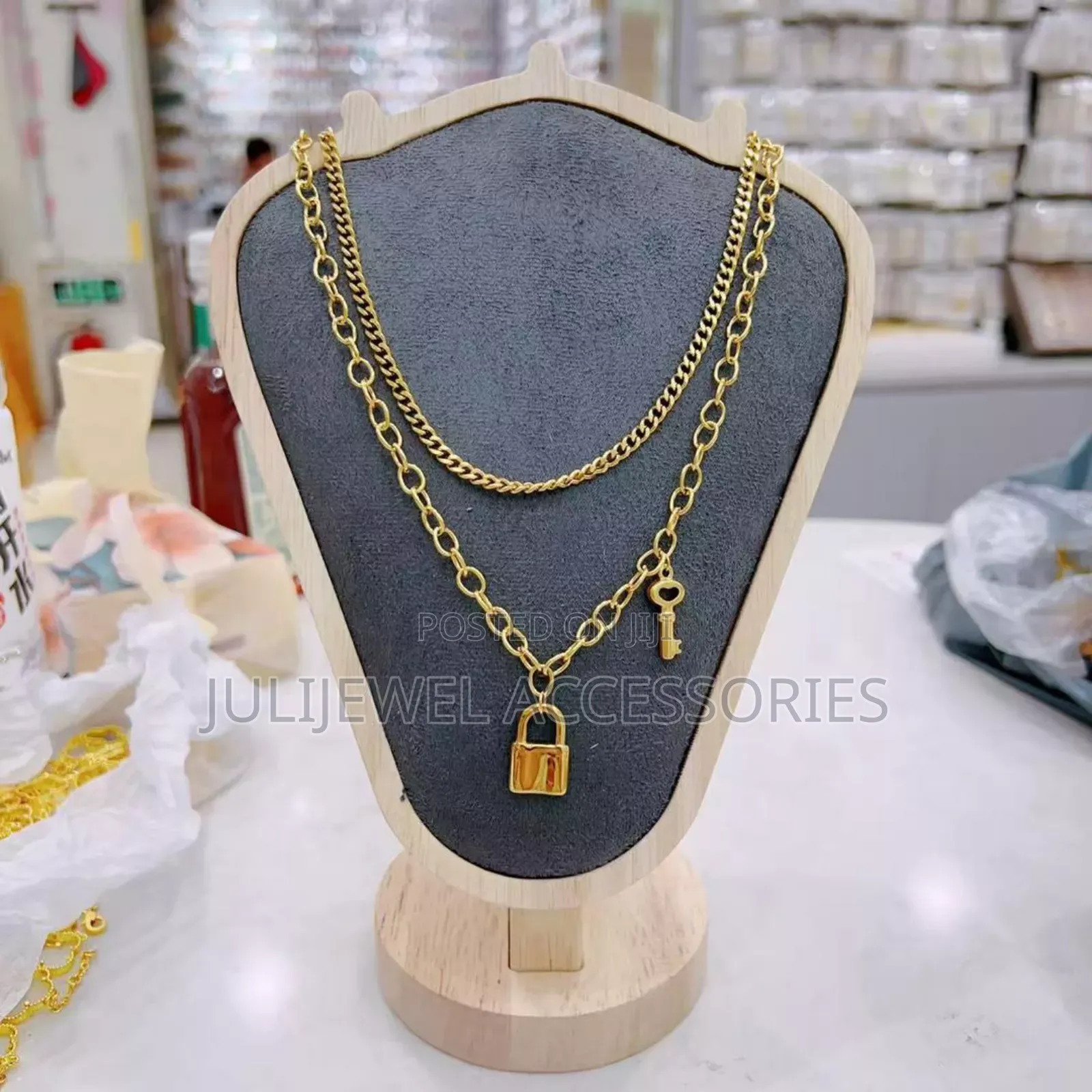 Men Layered 3in1 Necklace