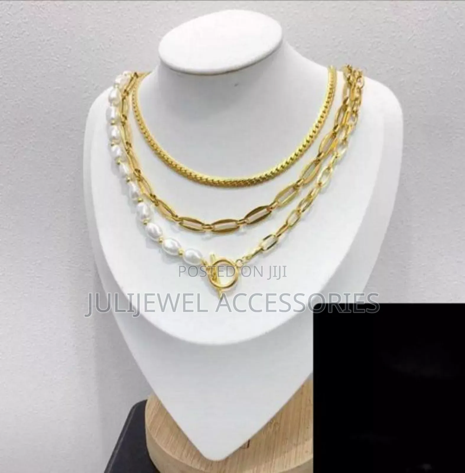 Men Layered 3in1 Necklace
