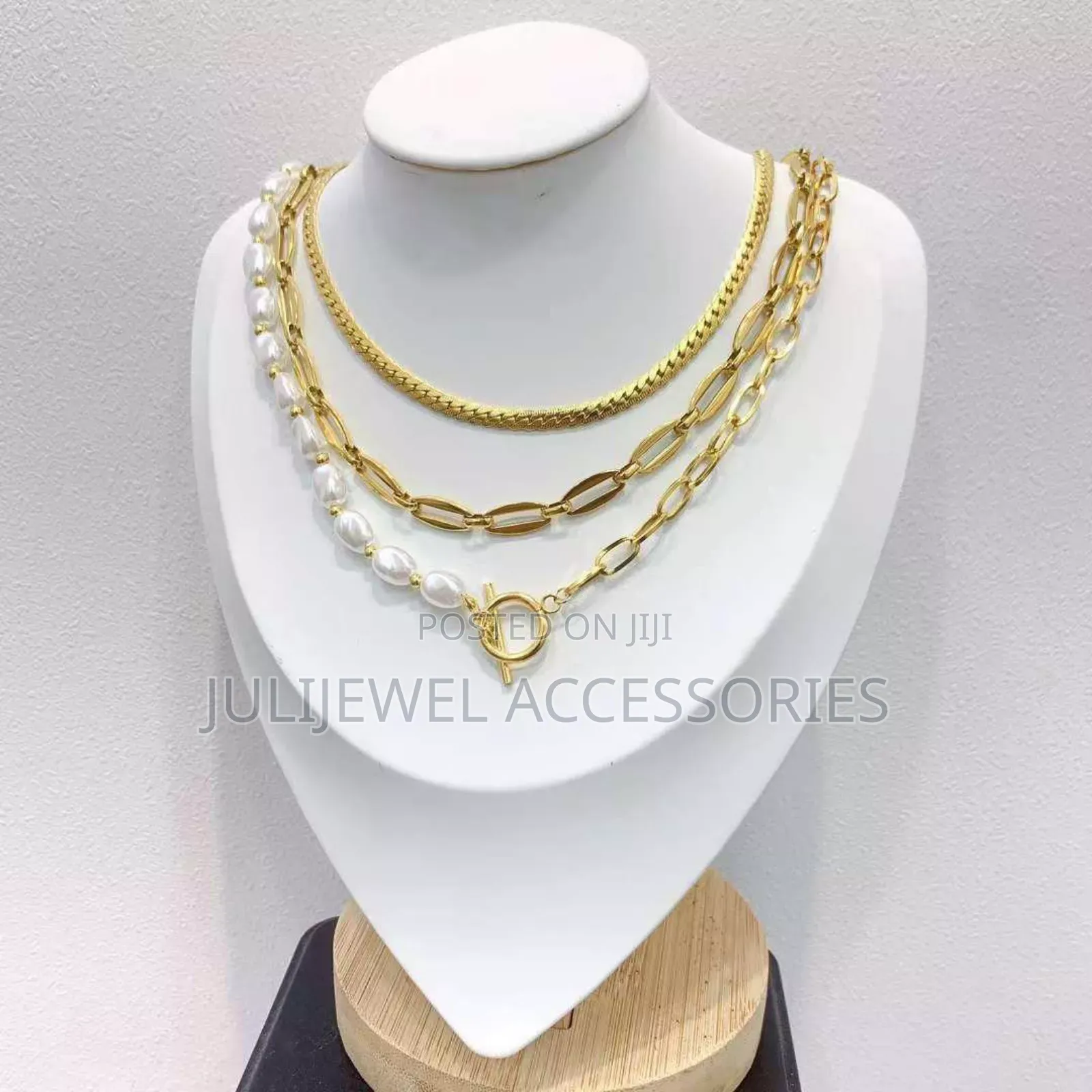 Men Layered 3in1 Necklace