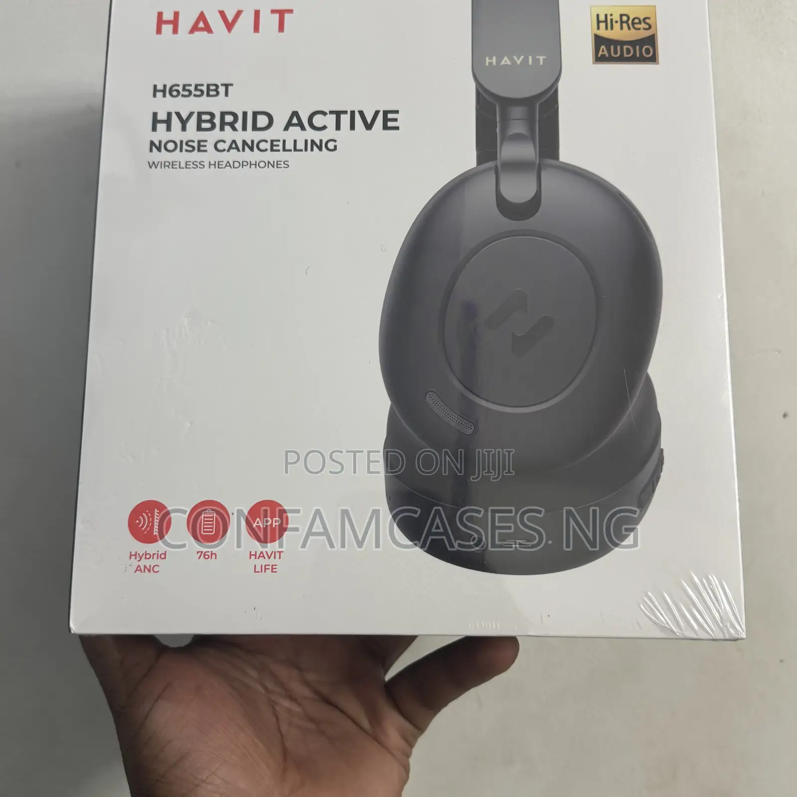 Havit H655bt Active Noise Cancelling Wireless Headphone
