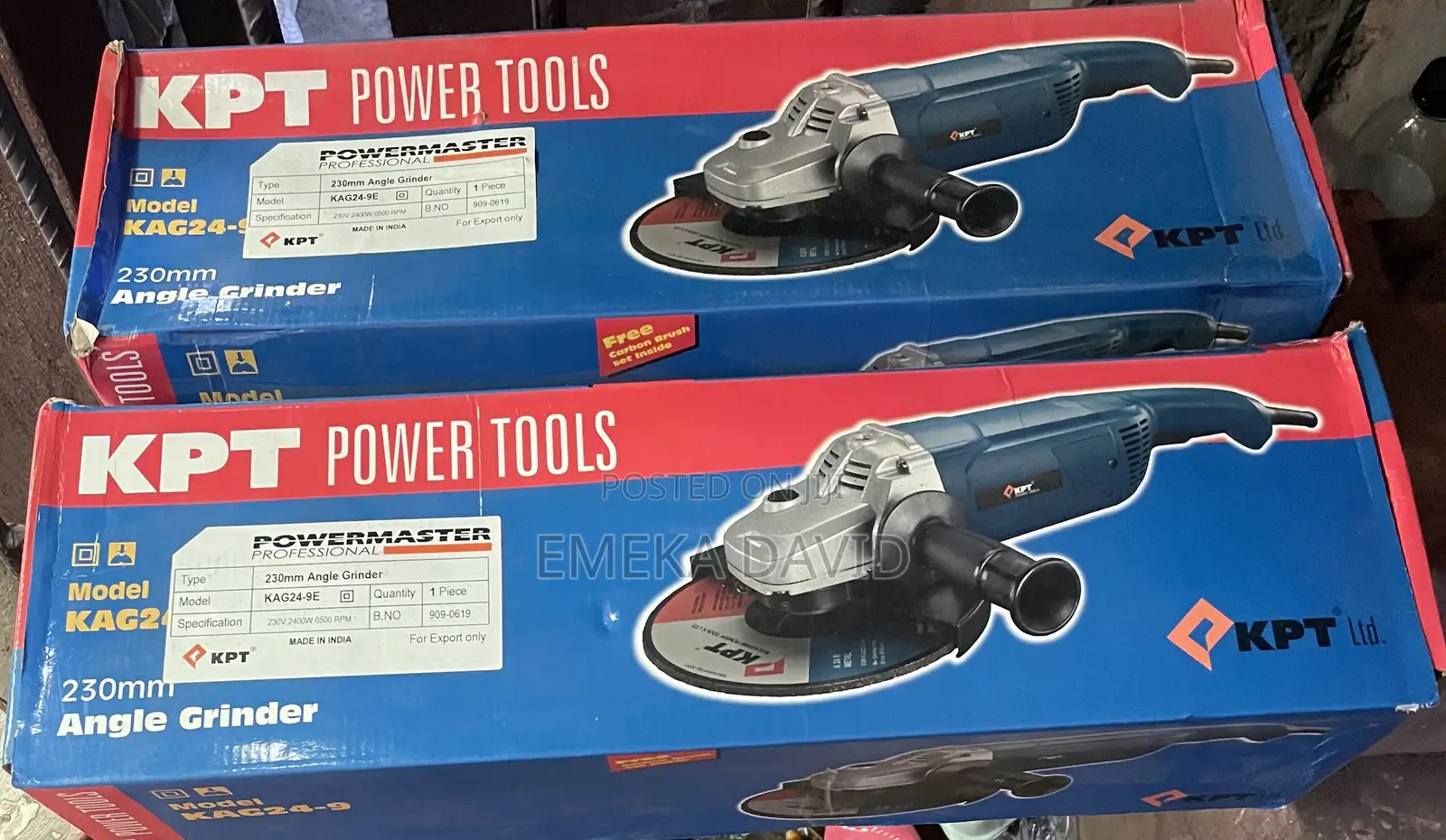 9" KPT Angle Grinder