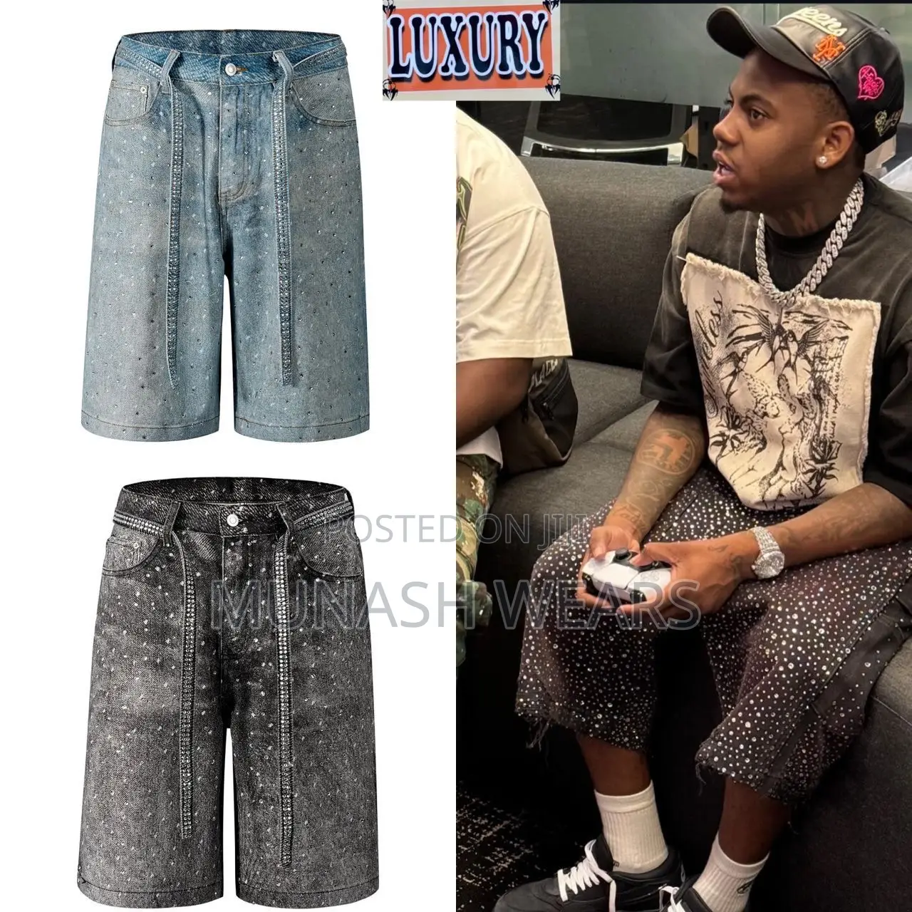 Luxury Jean Short 30-38