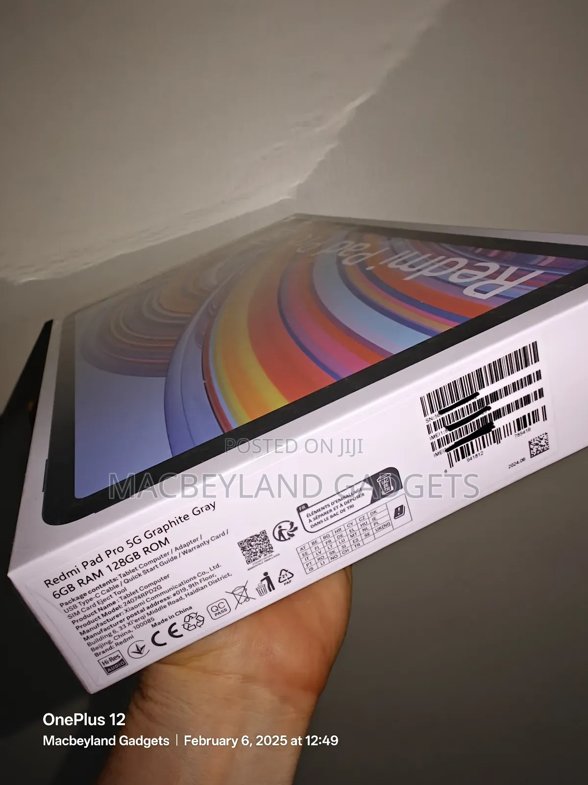 New Xiaomi Redmi Pad Pro 128 GB Black