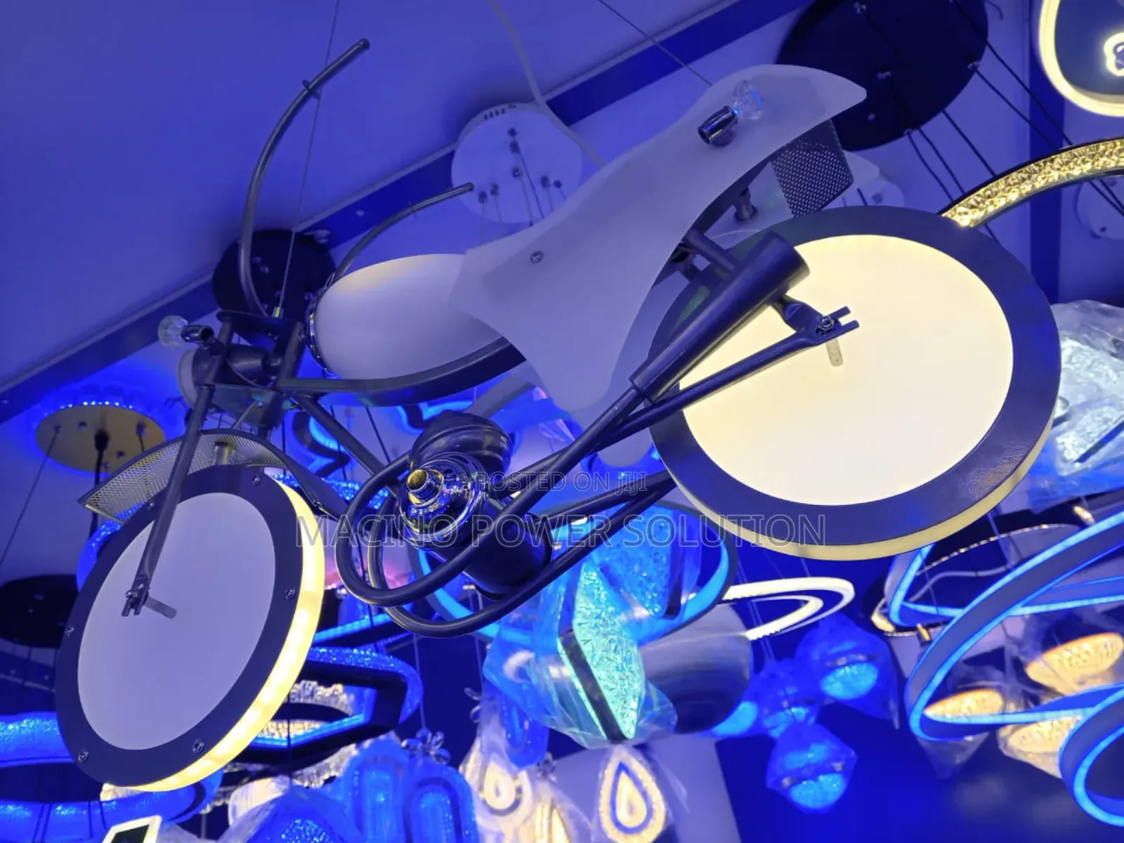 Bicycle Chandelier Ceiling Fitting Light