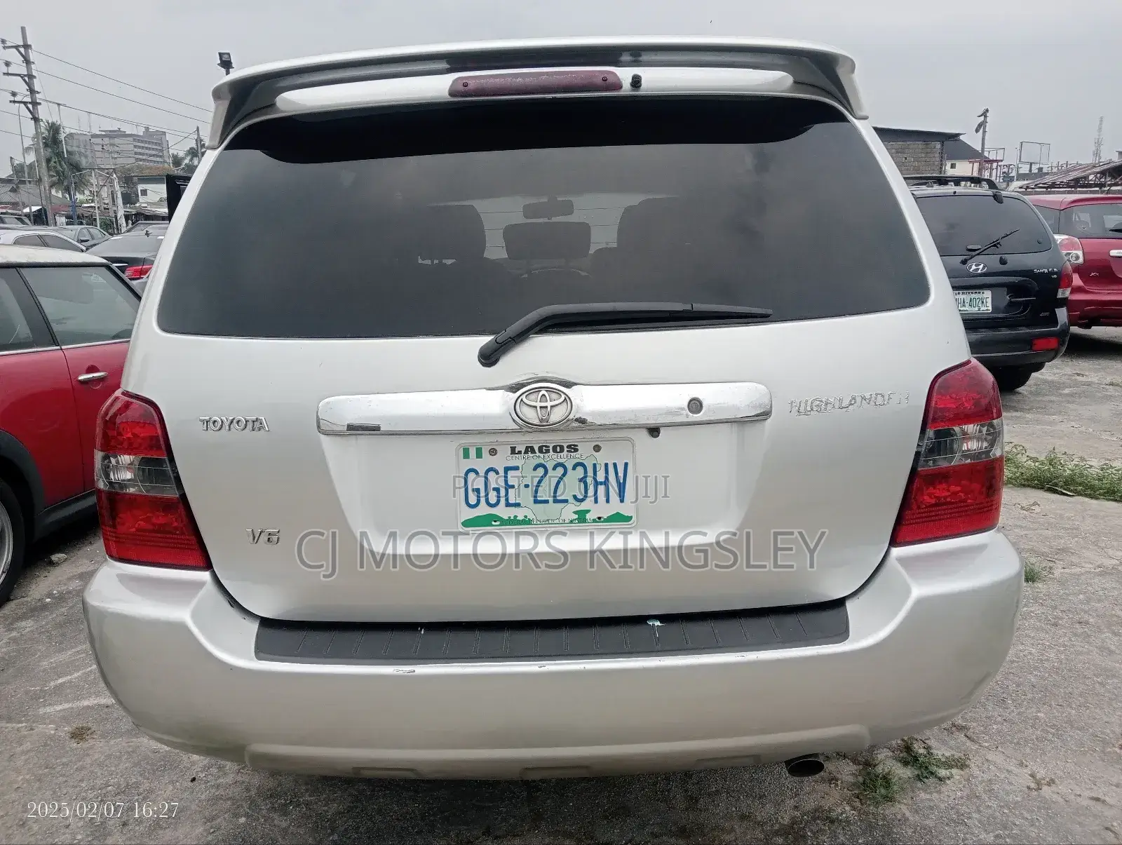 Toyota Highlander V6 4x4 2005 Silver