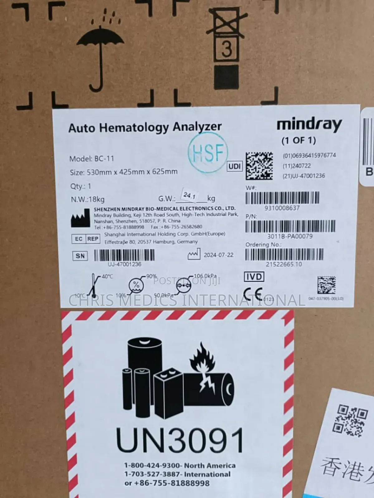 Bc11 Hematology Analyzer