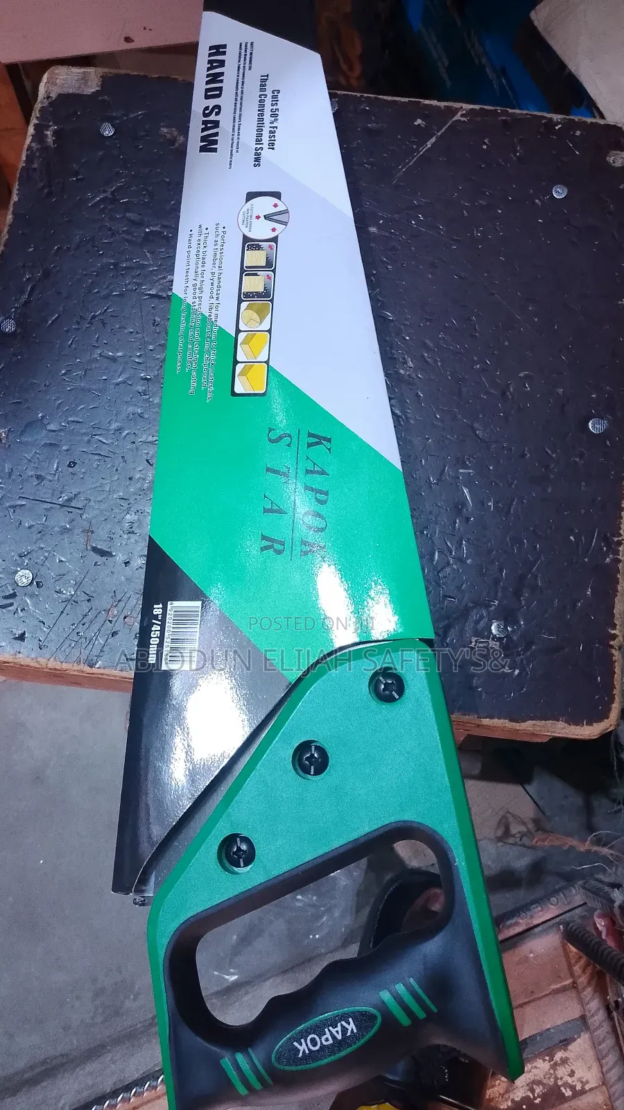 Original Quality Carpenter Hand Saw 18"Inches Long