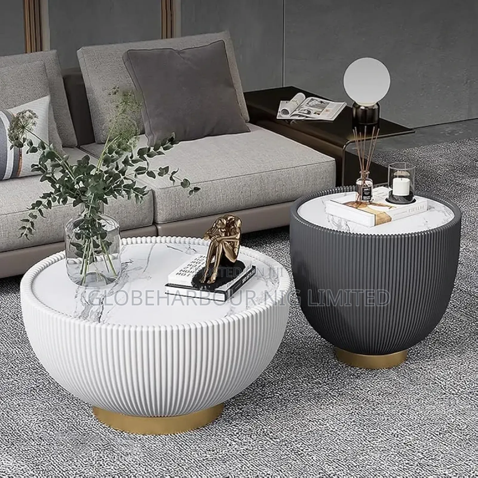 Luxury Mable Top 2in1 Center Table