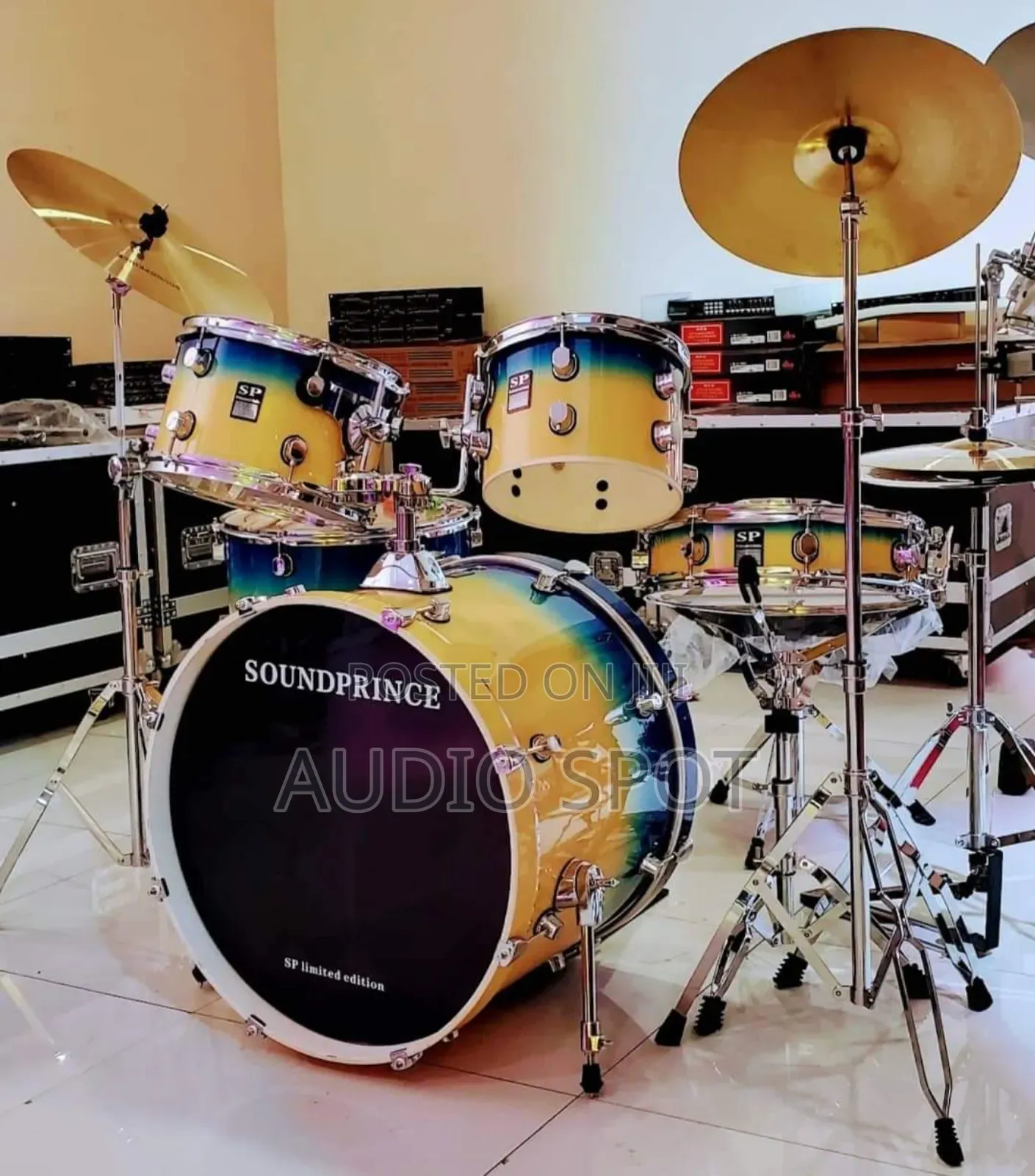 Sound Prince Professional 5pcs Drum Set