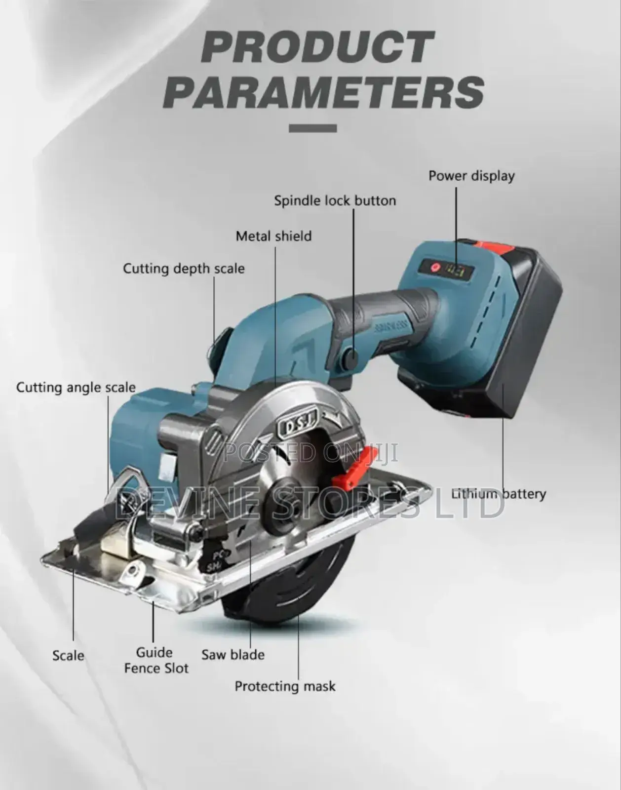 68vf Cordless Circular Saw Machine