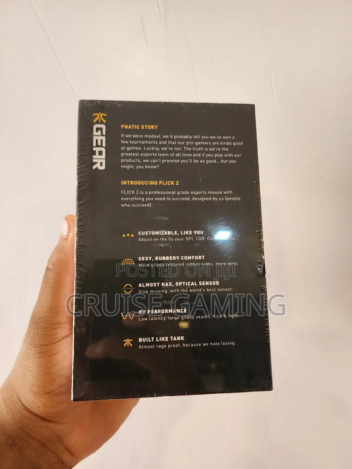 Fnatic Flick 2 RGB Wired Gaming Mouse Best Performance Computer Mouse