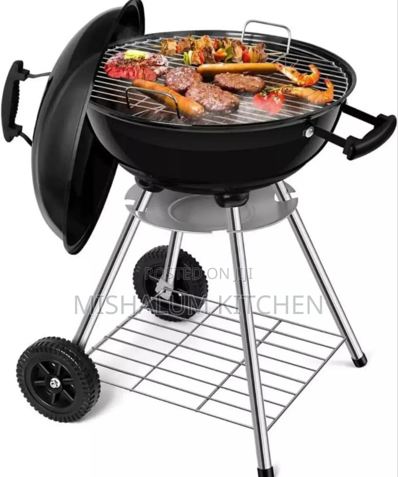 Black Color Outdoor Charcoal Grill