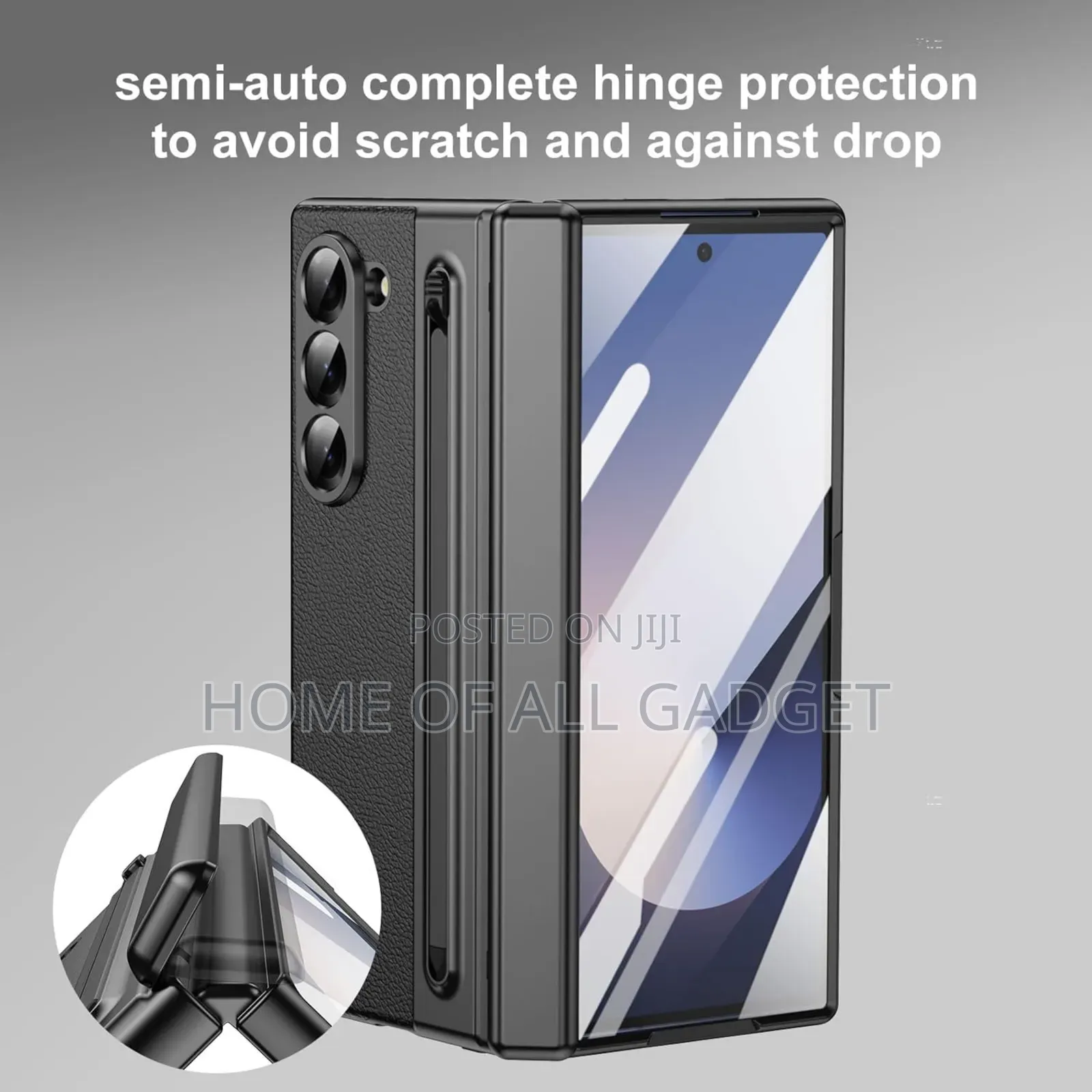 Samsung Galaxy Z Fold 6 Case, Built in S Pen and Protector