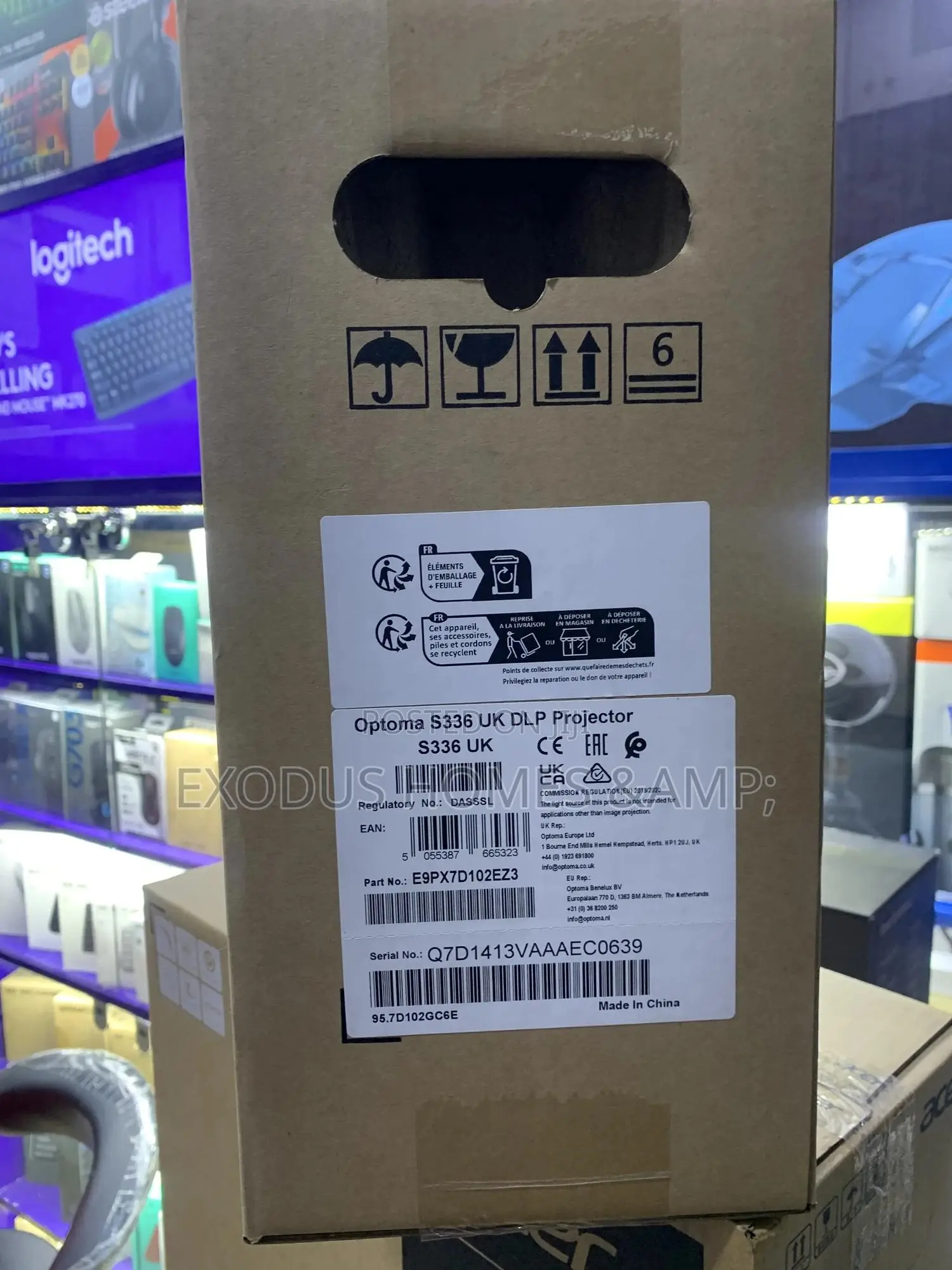 Optoma S336 SVGA Bright Professional Projector 4000 Lumens