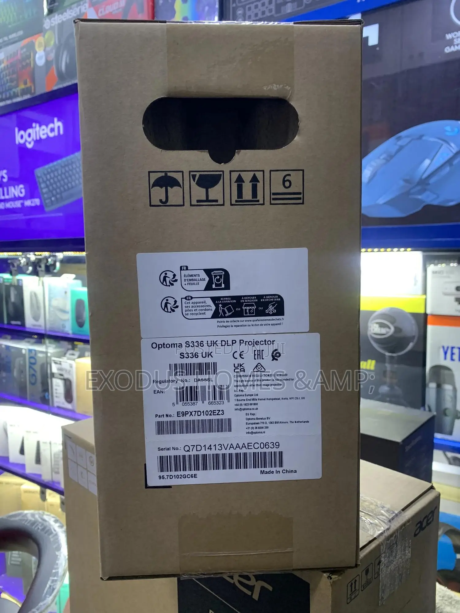 Optoma S336 SVGA Bright Professional Projector 4000 Lumens