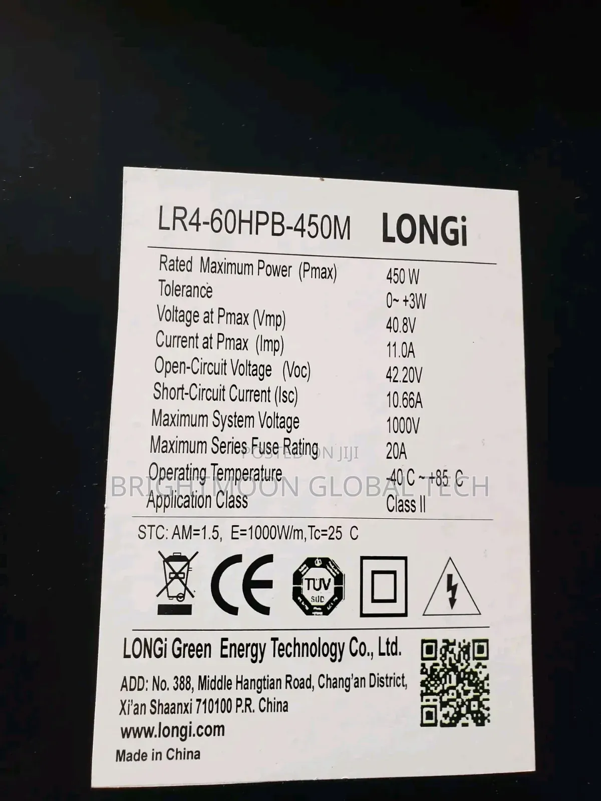 450watts Solar Panel.. 108cells