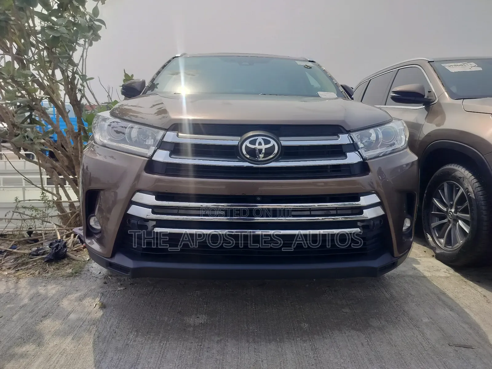 Toyota Highlander Limited Platinum 2019 Brown