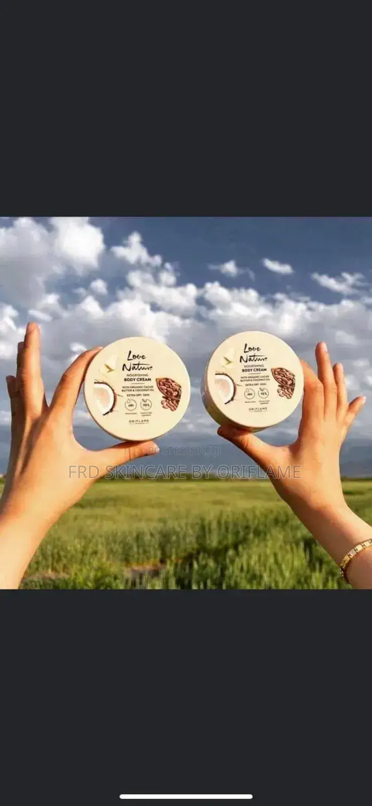 Nourishing Body Cream With Organic Cacao Butter Coconut