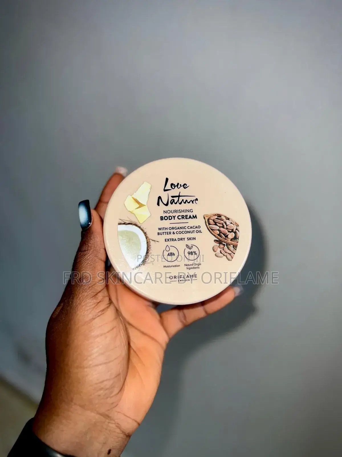 Nourishing Body Cream With Organic Cacao Butter Coconut