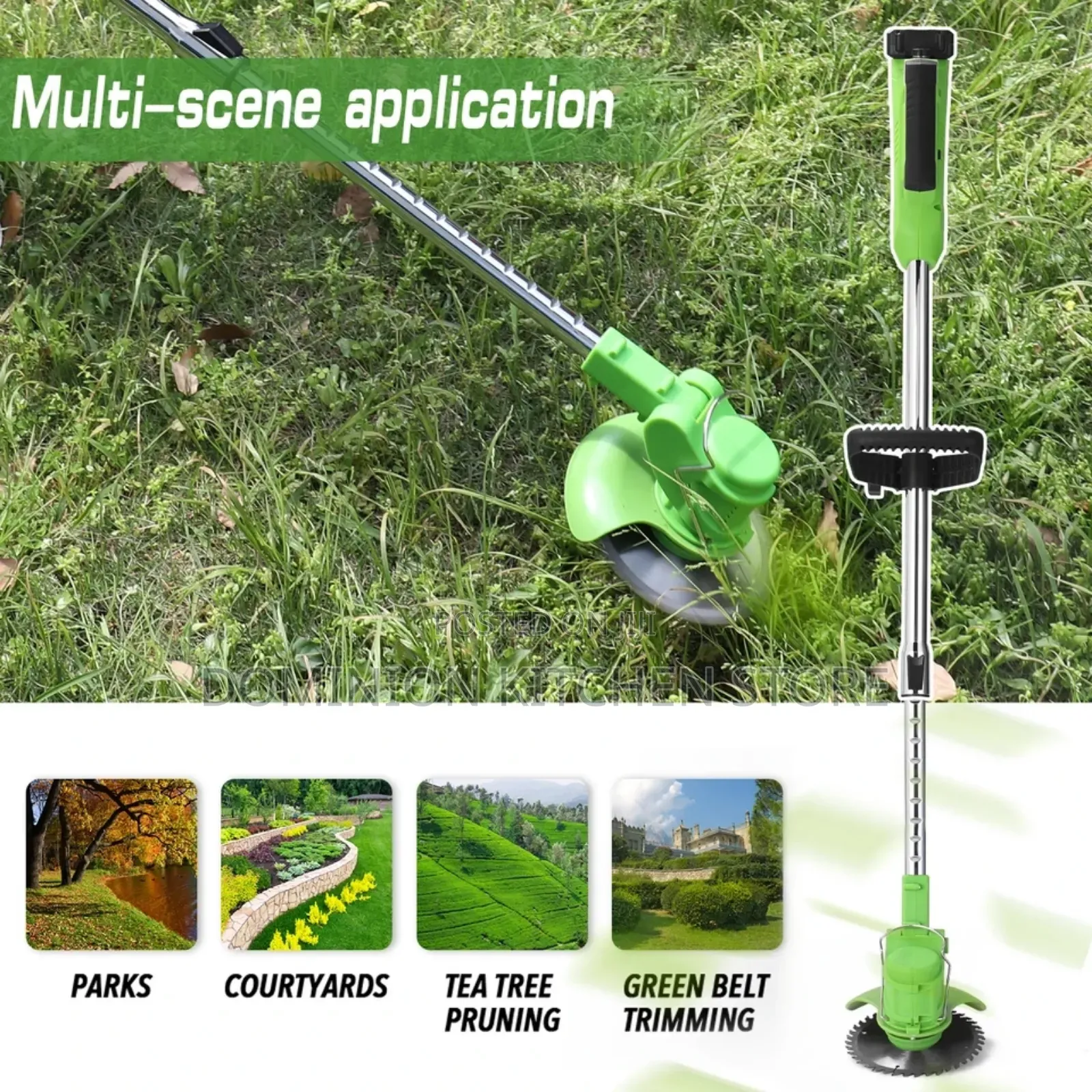 Quality Wireless Electric Grass Trimer Machine 48vf Battery