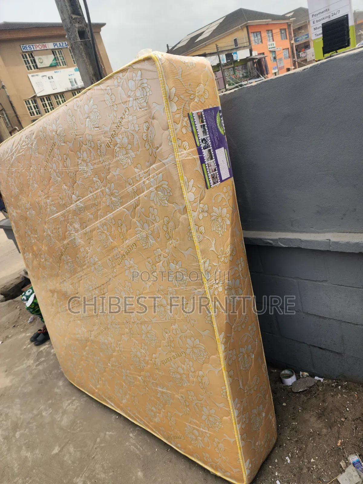 Brand New 6by6 12inches Green Earth Semi-Orthopedic Mattres