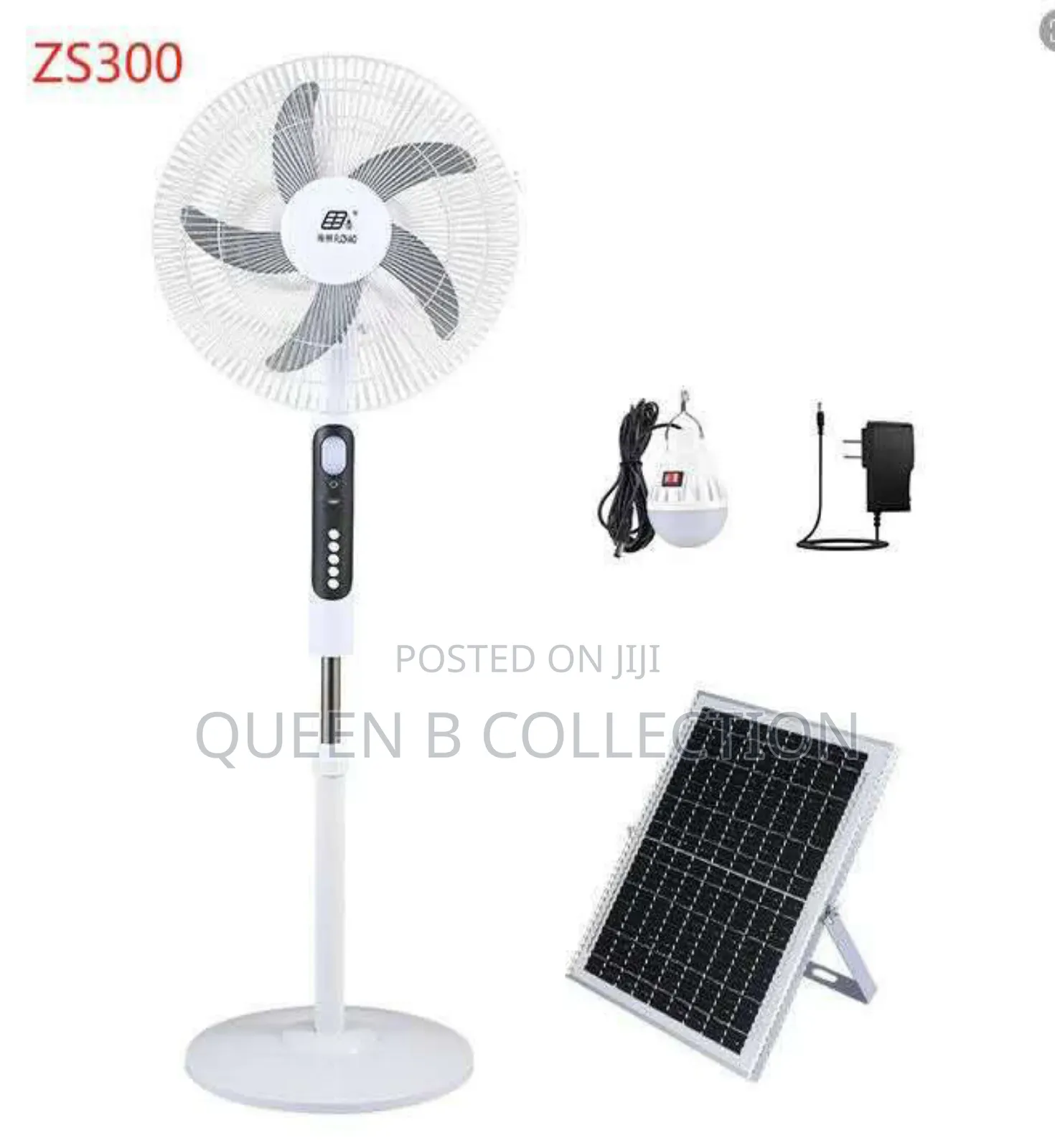 Rechargeable Solar Fan