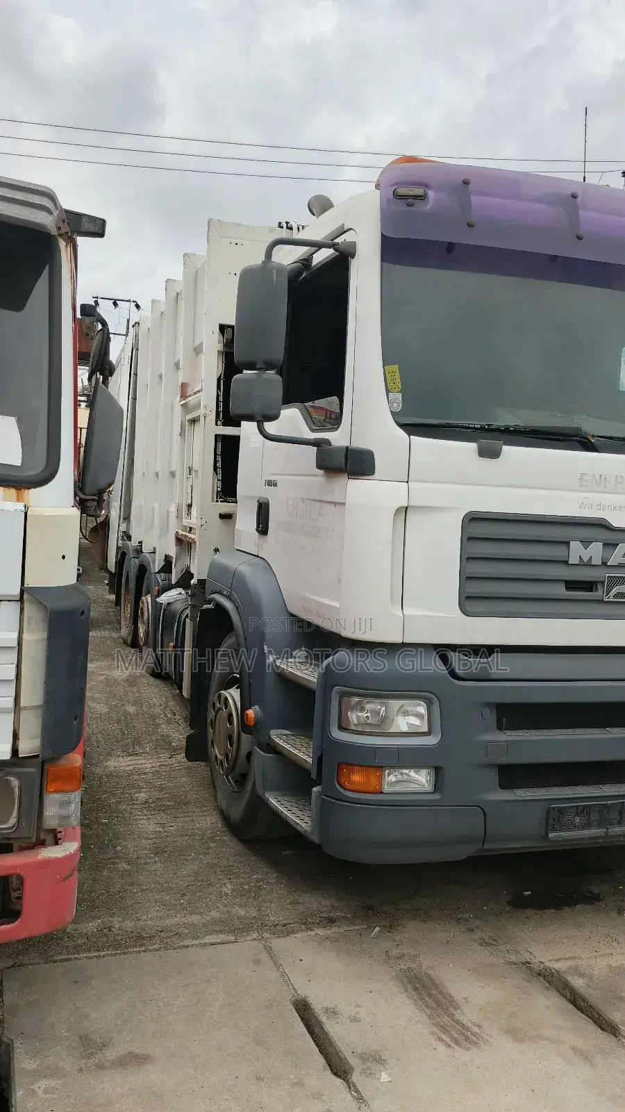 Super Clean Garbage Compactor Man Tga Truck