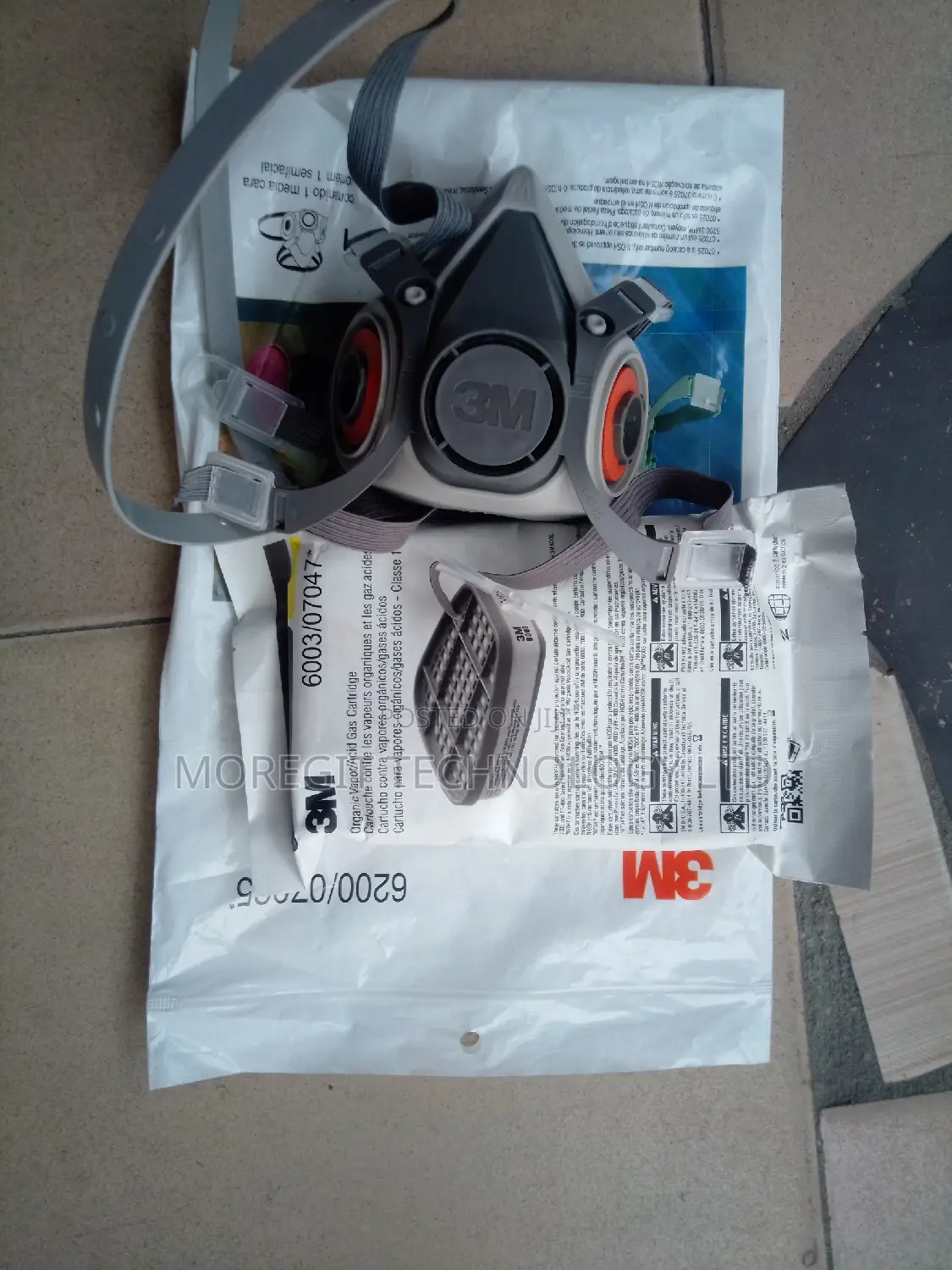 3m Respirator Mask With 3m 6003 Cartridge
