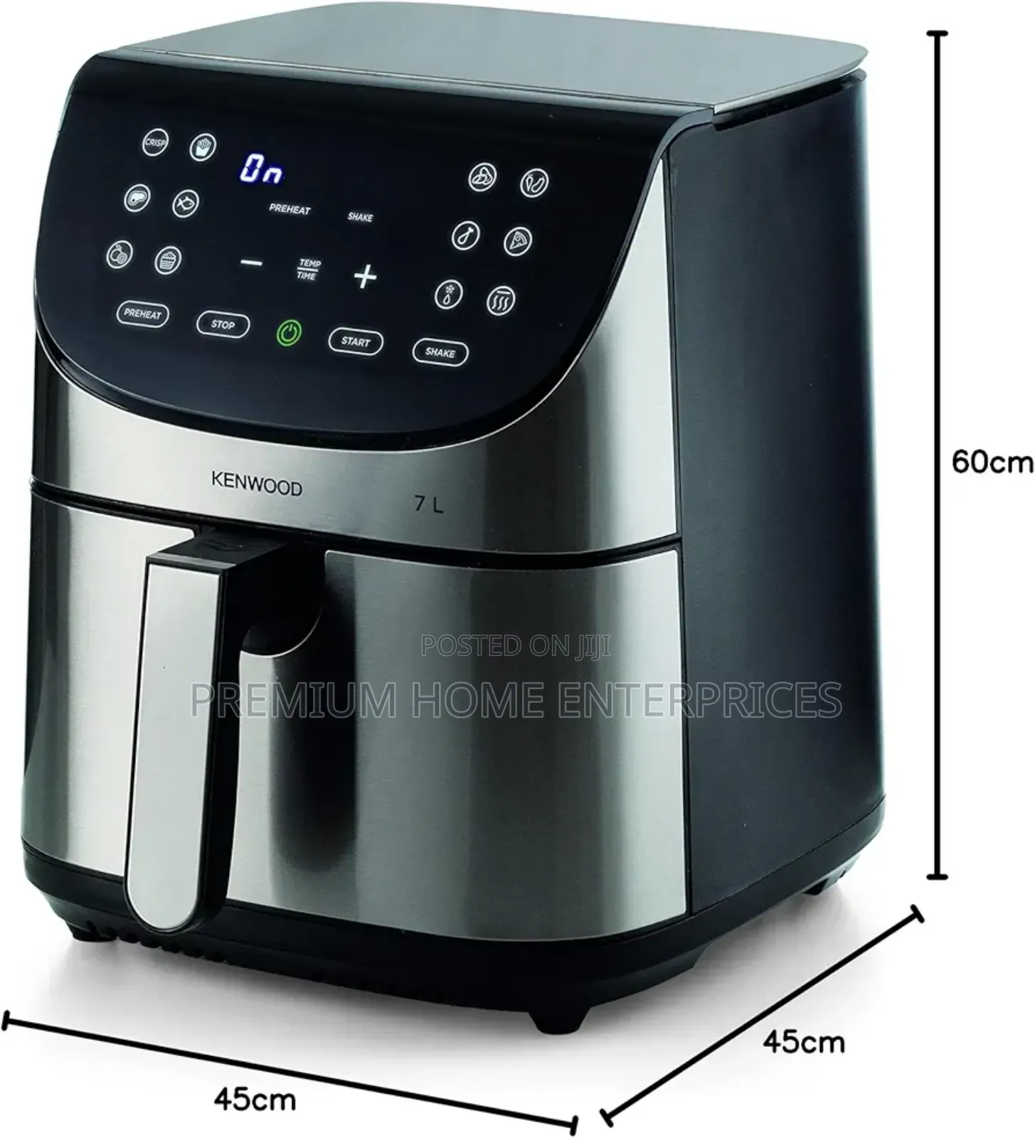 Kenwood Healthy Fryer 7L 1800W Hfm80.000ss - Silver