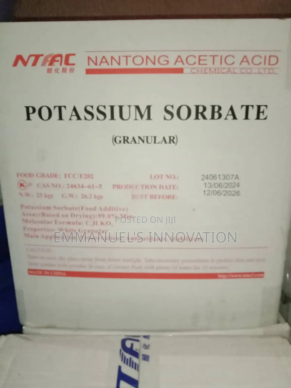 Potassium Sorbate