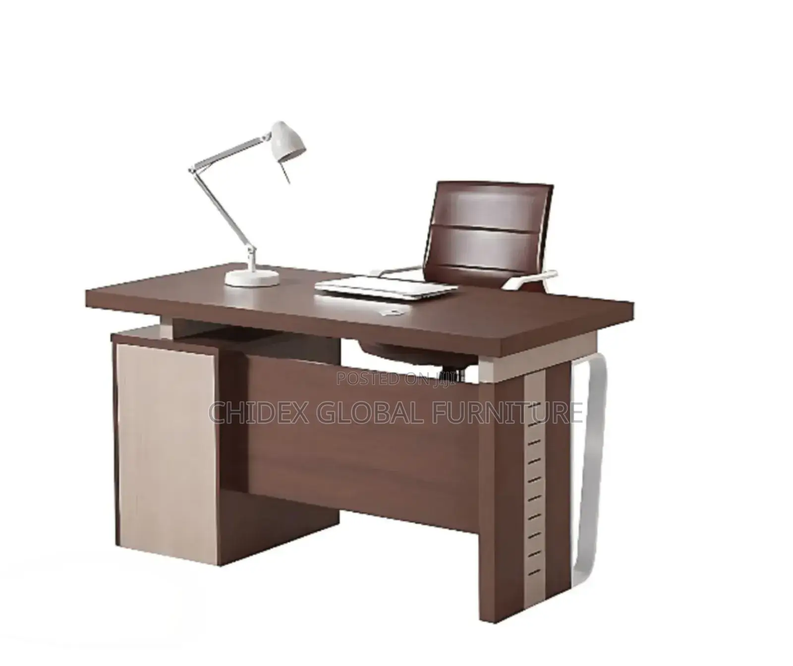 Brown Wooden Office Table