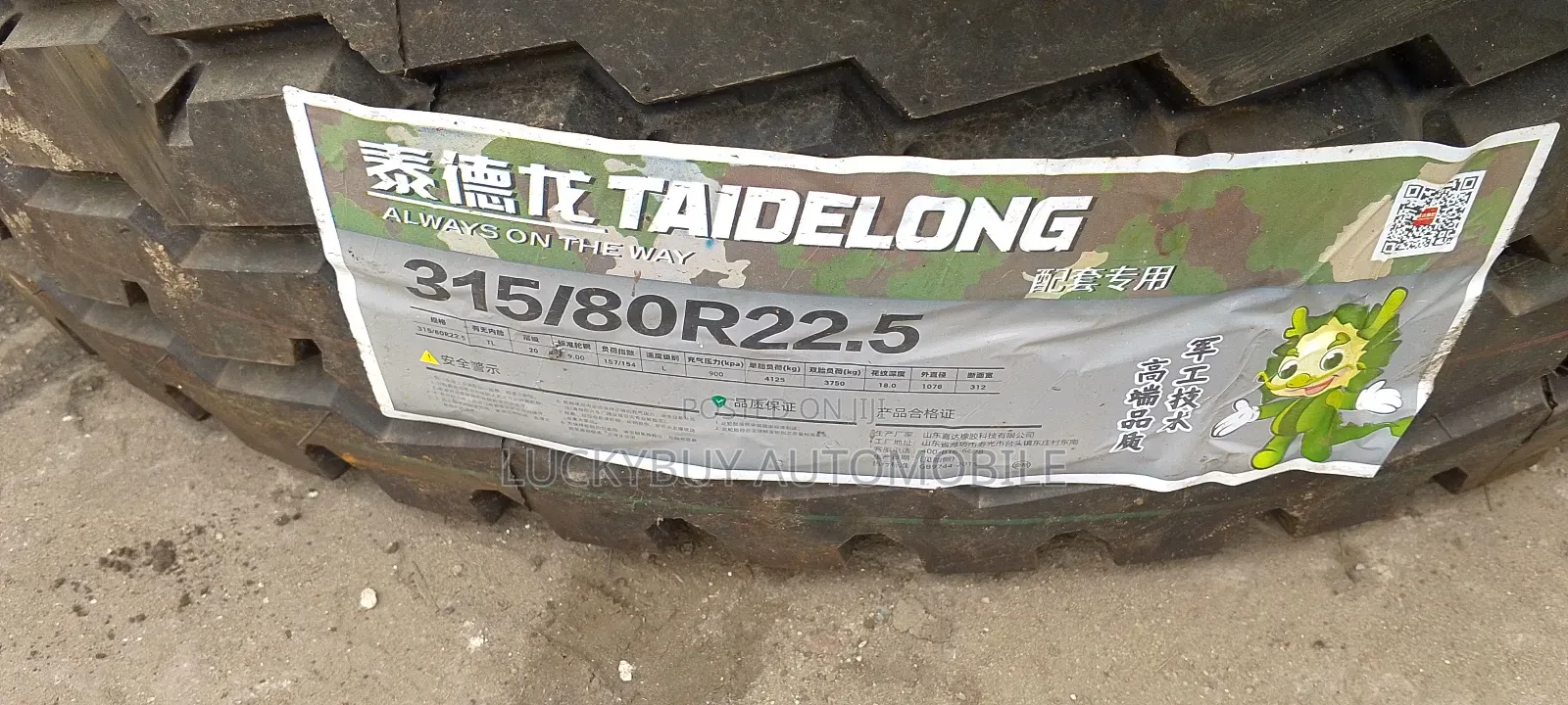 Taidelong Truck Tires 315/80 R 22.5