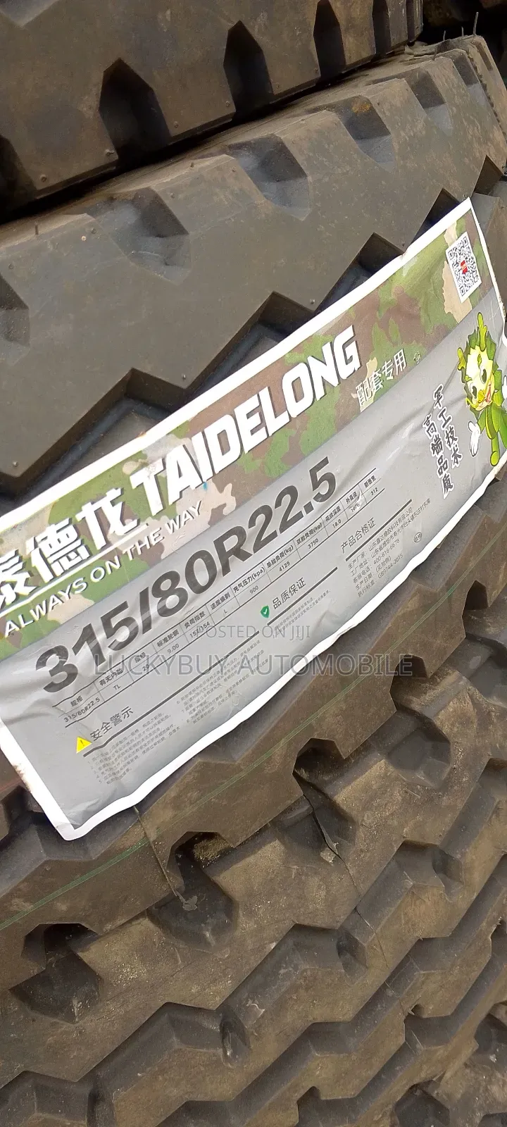 Taidelong Truck Tires 315/80 R 22.5