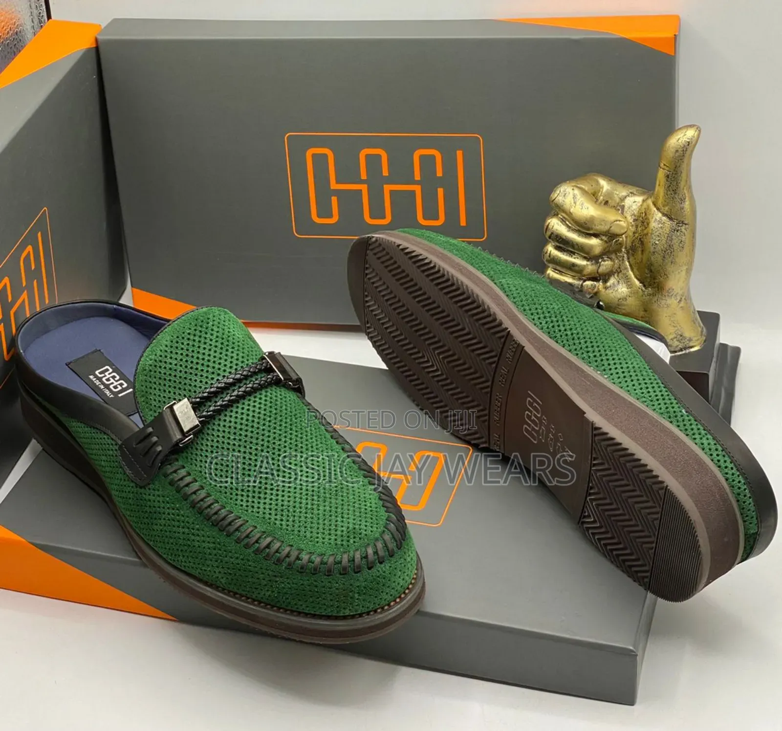Quality Green Half Shoe Available in Sizes