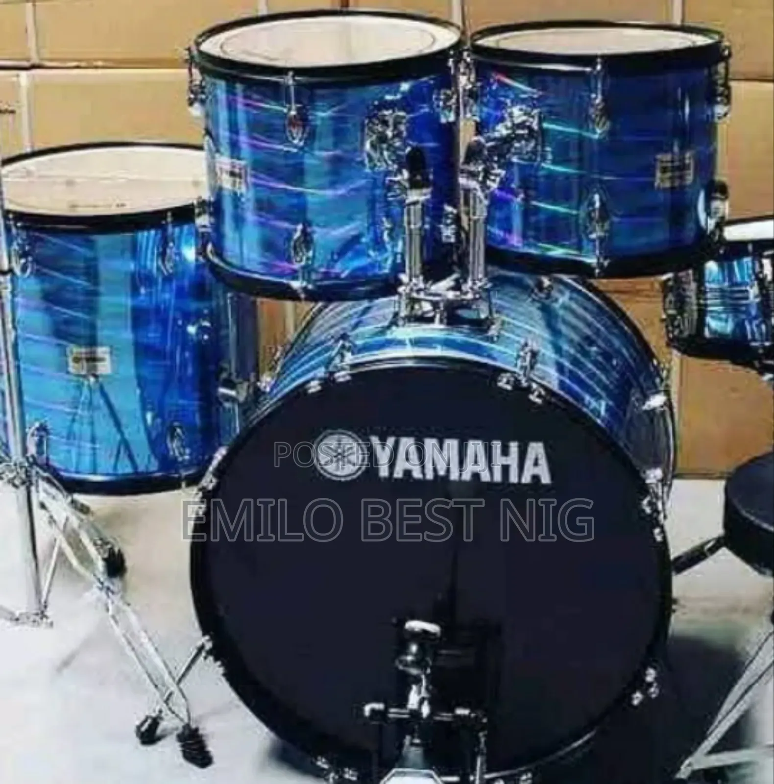 Complete Yamaha 5 Set Drum Set