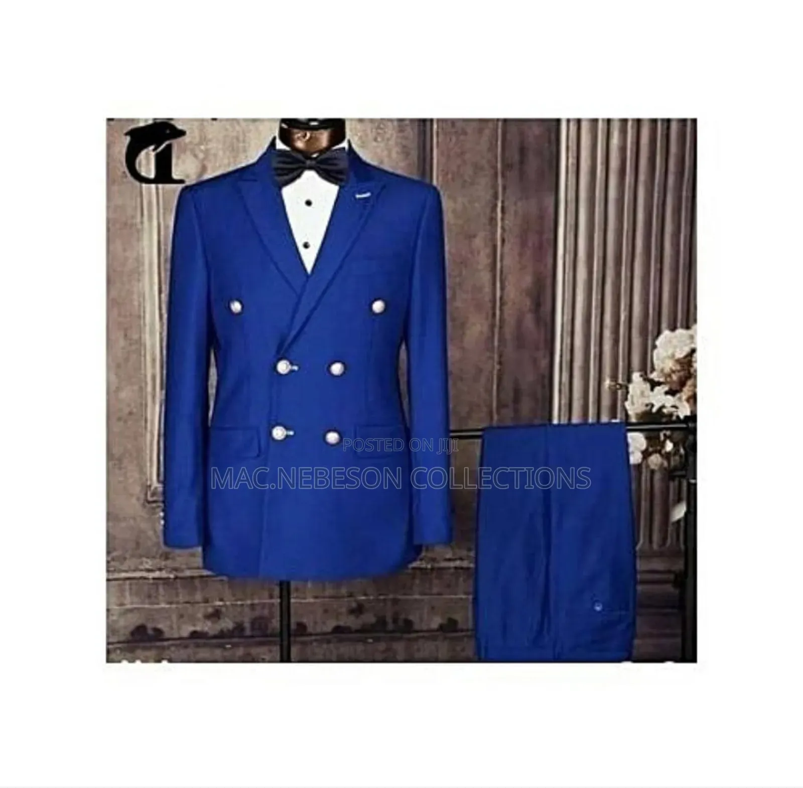Casila Double Breasted Royal Blue Suit