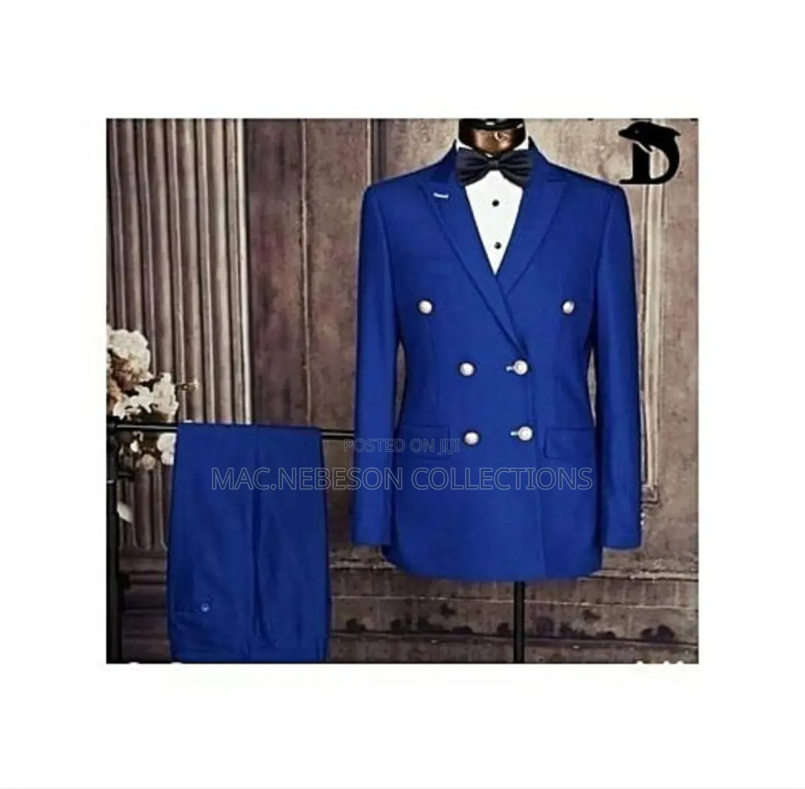 Casila Double Breasted Royal Blue Suit