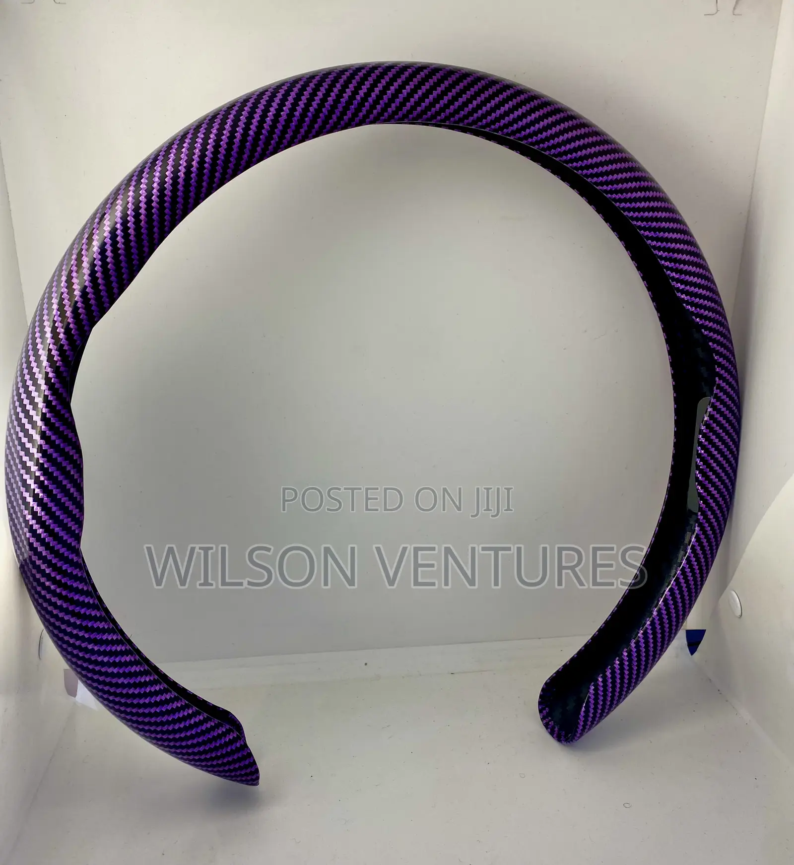 Purple Color Steering Wheel Grip Cover