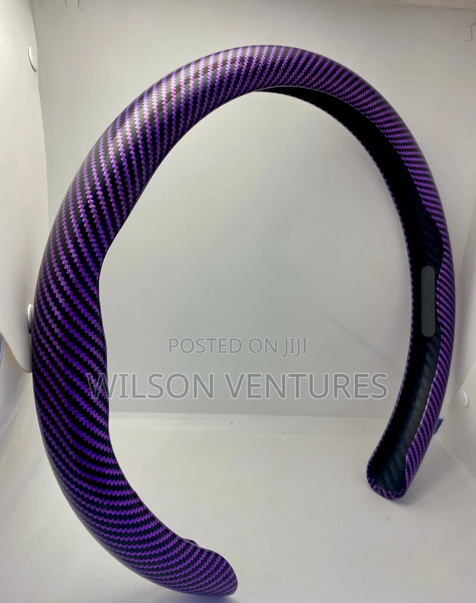 Purple Color Steering Wheel Grip Cover