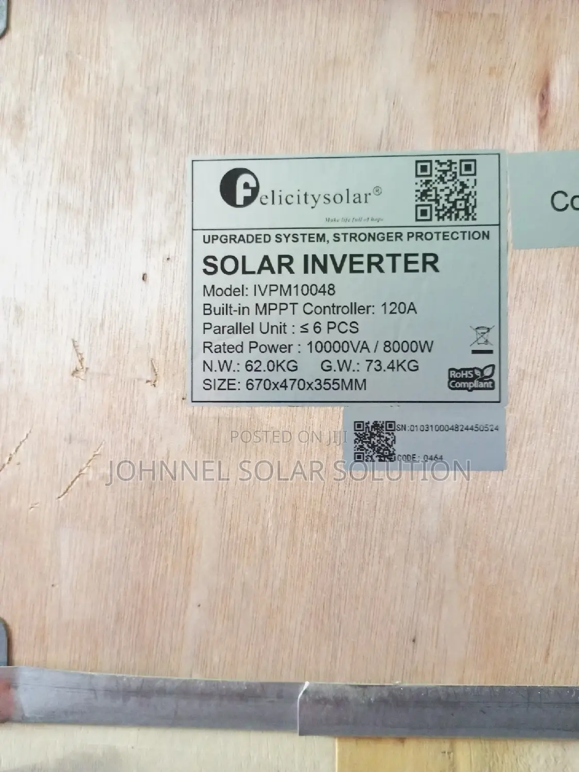 10kva 48volts Felicitysolar Hybrid Inverter