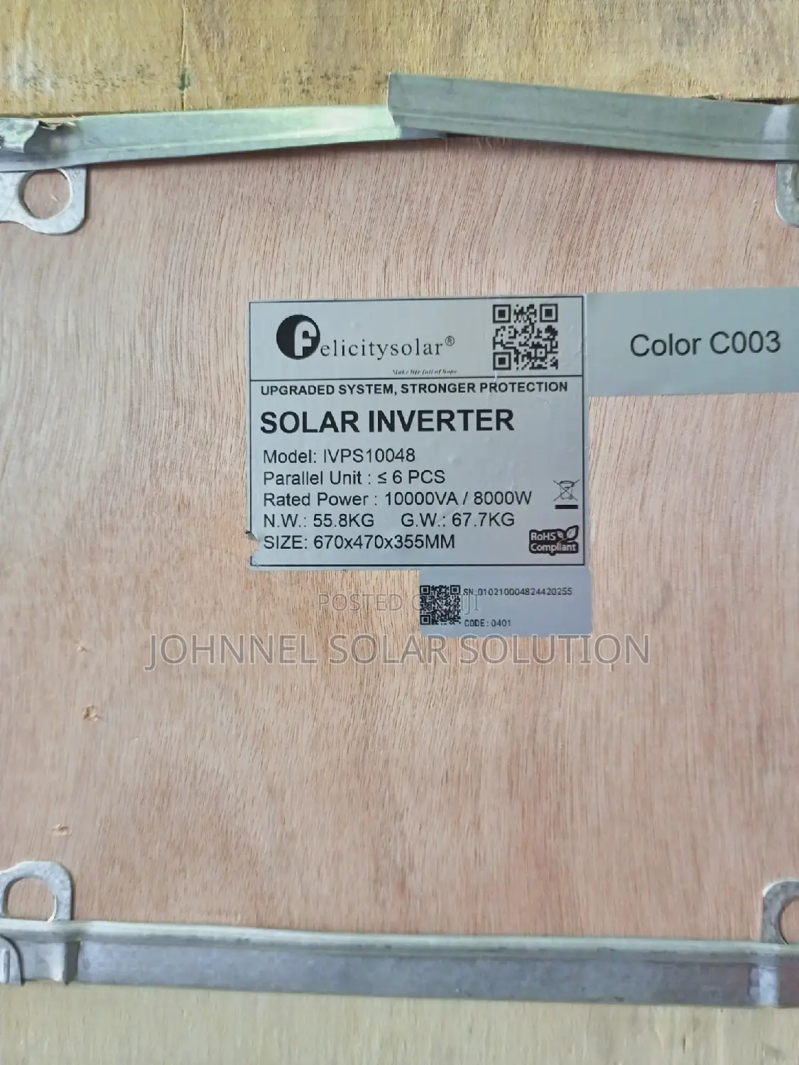 10kva 48v Felicity Solar Non-Hybrid Inverter