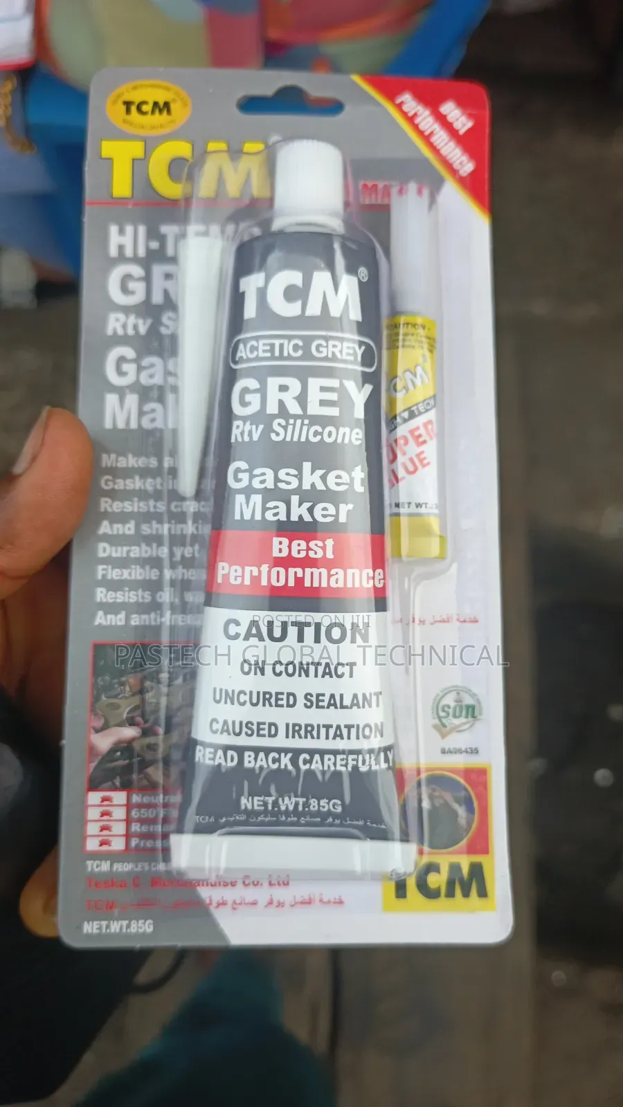 TCM Gray RTV Silicon Gasket Maker (85G)