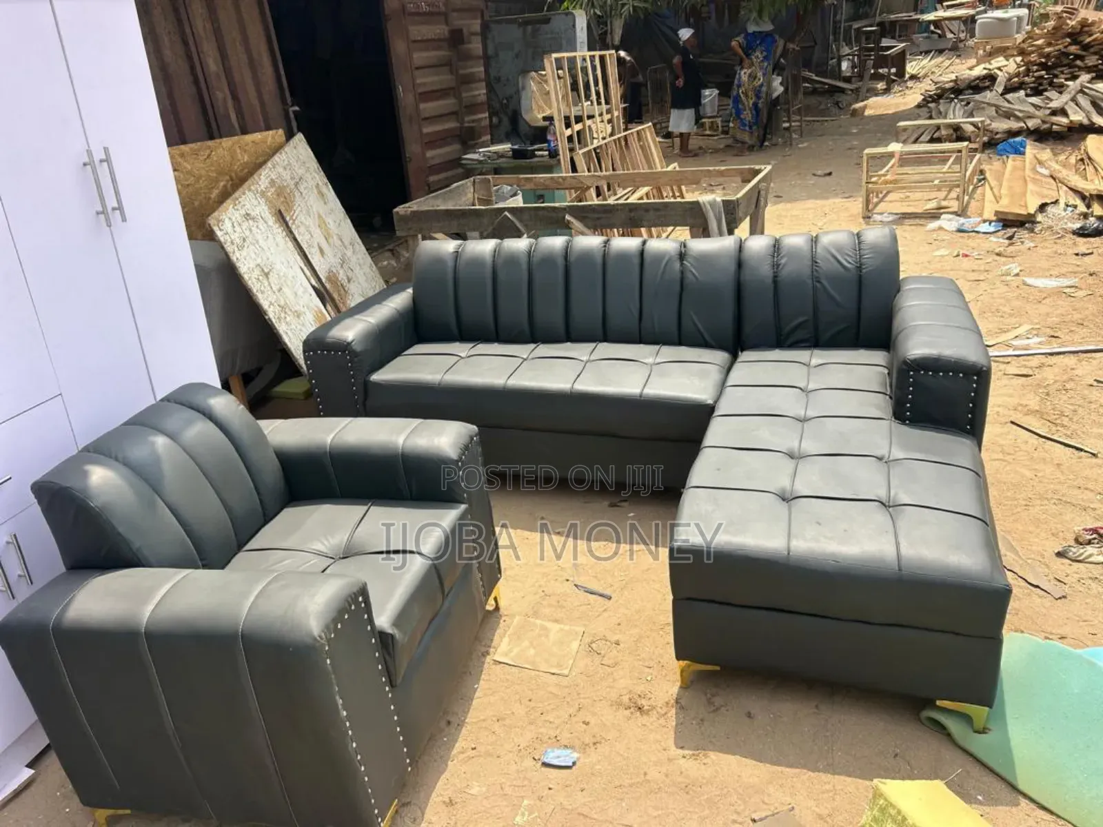 Luxury Leather L Shape Made With Good Quality Materials