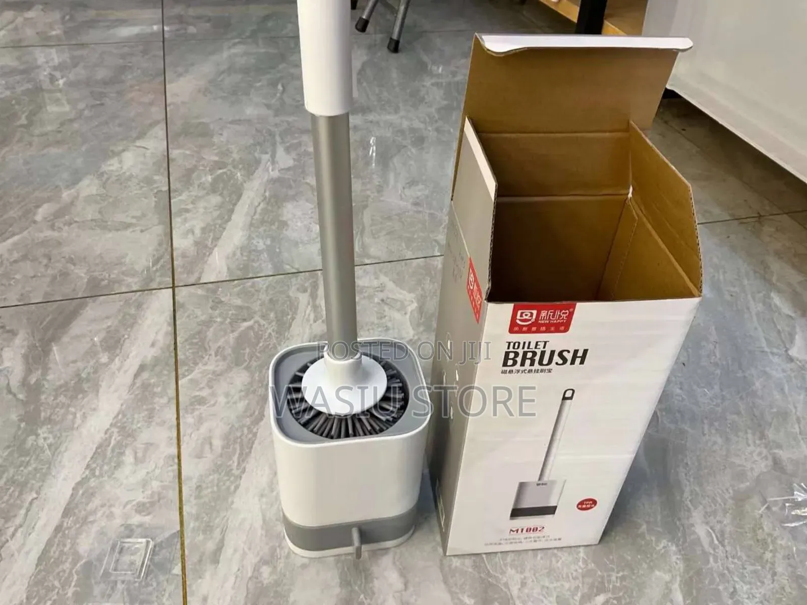 Wall Mount Toilet Brush With Drainer