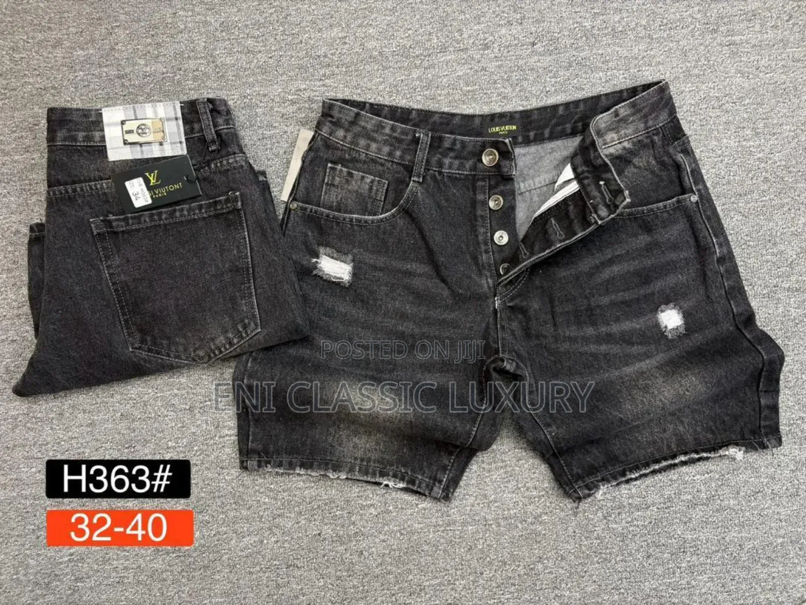 Top Quality Luxury Men's Jeans Short Prada Available