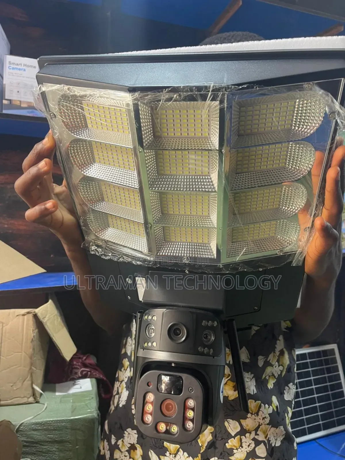AI Solar Camera (Dual Lens Camera) + Street Light (2in1)